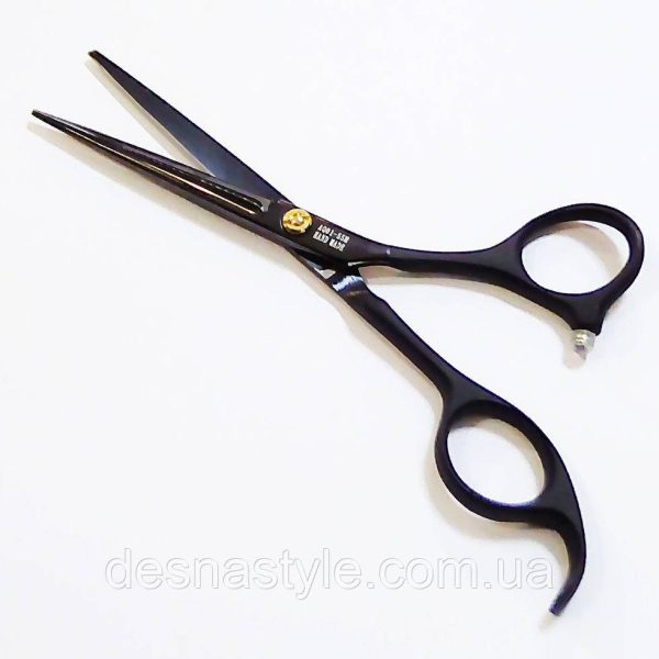 Ножиці перукарські професійні "ДенІС professional" AQ01-60H black (hand made)