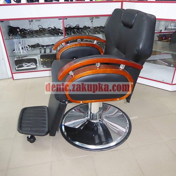 Крісло перукарське чоловіче для барбершопу Barbershop ELEGANT "ДенІС professional"