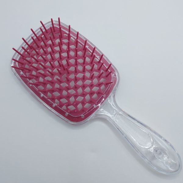 Гребінець силіконовий зуб Superbrush рожевий